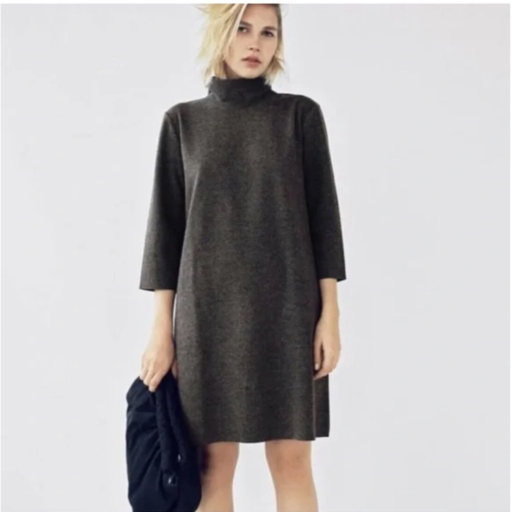 ZARA Soft Feel Dark Grey Dress